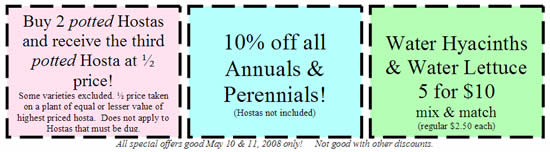 Clip these coupons for special Open House savings!