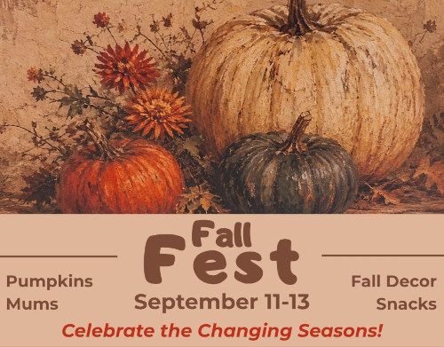 Fall Fest - Sept. 11-13, 2026