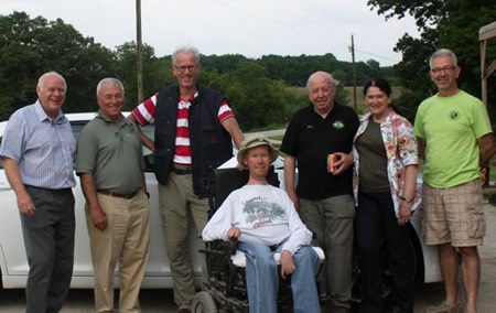 Hosta friends visiting In The Country - Chuck Doughty, Kees Henzen, Mike Shadrack, Kathy Guest Shadrack, and Keith Frazier