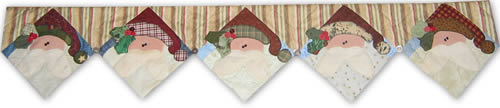 Mantel Santas
