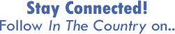 Stay connected!  Follow In The Country on...