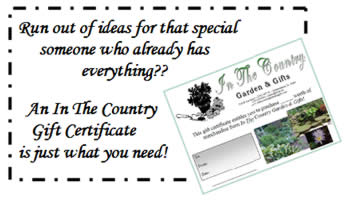 in the country gift certificates available